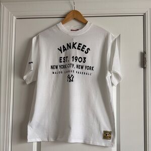 Mitchell & Ness Yankees White Tee NWT